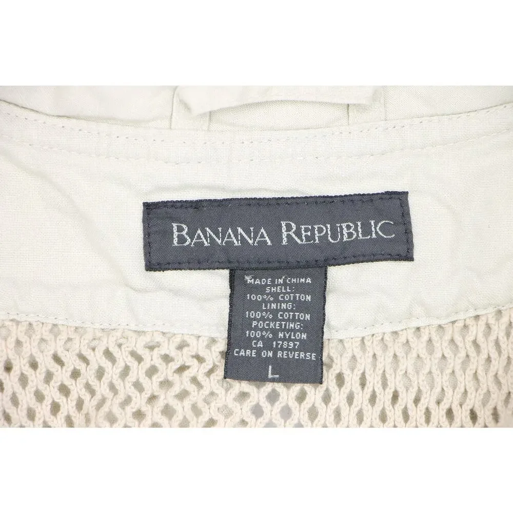 Banana Republic Hunting Safari Fishing Hiking Photography Tactical Cargo Vest